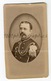 CDV Watremez Photographie, Ypres. Portrait D&#039;un Militaire. - Autres & Non Classés