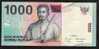 INDONESIA P141j 1000 RUPEES  2009 , MICRODATE 2000 #BOP  UNC. - Indonésie