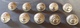 LOT DE 10 BOUTONS DE GENDARMERIE NATIONALE ( 20 Mm ) - Police & Gendarmerie