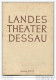 Landestheater Dessau - Spielzeit 1951/52 Nummer 1 - Programmheft Don Giovanni Von Wolfgang Amadeus Mozart - Toni Weiler - Teatro E Danza