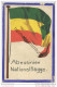 Abessinien - National Flagge - Keine Ansichtskarte Grösse Ca. 14 X 9 Cm Etwa 1920 Handgemalt Auf Dünnem Karton - Eritrea