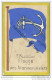 Ecuador - Flagge Des Marineministers - Keine Ansichtskarte Grösse Ca. 14 X 9 Cm Etwa 1920 Handgemalt - Ecuador