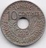 Tunisie 10 Centimes 1919 - Otros – Africa