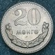 Mongolia 20 Möngö, 1970 - Mongolie