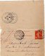 TB 2344 - Entier Postal - VERDIER Coiffeur - MP BATON BAZOCHES 1907 Pour COULOMMIERS - Cartes-lettres