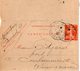 TB 2345 - Entier Postal - MAUPOIX - MP PARIS 1907 Pour COULOMMIERS - Cartes-lettres