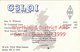 Amateur Radio QSL Card G3LQI 1999 Worthing & District ARC Santa Clause Williams - Radio Amateur