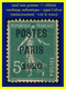 PRÉOBLITÉRÉ N° 24 - SURCHARGE SUR SEMEUSE CAMÉE N° 137 - 1920 - NEUF SANS GOMME => OBLITÉRÉ B SIGNÉ CALVES (VOIR VERSO) - 1893-1947