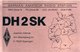 German Amateur Radio QSL Card DH2SK Eppingen Germany Kolmel 1998 - Radio Amateur