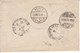 LETTRE DE 1874 POUR LA SUISSE - VEVEY - DIVERS CACHETS AU DOS - Used