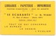 Buvard  ( 21 X 13.5 Cm ) Le Scarabée , Librairie-papeterie-imprimerie ( Pliures, Rousseurs ) - Papeterie