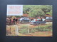 Israel 1977 Echtofoto AK The Good Fence Metulla Sonderstempel - Lettres & Documents