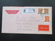 Israel 1982 Luftpost / Einschreiben Nahariyya 1 Express. Viele Stempel Nach Essen Gesendet - Brieven En Documenten