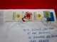 China Timbres Asie Chine Lettre Illustrée Art Mail  Marcophilie Lettre Mail-Art + Vignette Verso ---pour La France - Airmail