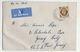 1940s Air Mail CASTLECAULFIELD Cds GB Stamps COVER Northern Ireland To USA - Covers & Documents