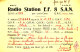 R 156 / CARTE FICHE RADIO AMATEUR     8 S A N.  PRES CAEN  CALVADOS - Radio Amateur