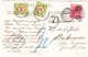 1917 Zensurierte Karte: Auvours-Cercle Militaire 1917 Nach Vevey Schweiz; 10 Rp. Strafportomarke - Belgische Armee