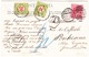 1902 Lemco Coronation Postcard Aus South Molton Nach Pontresina; 2 Schweizer Taxmarken - Lettres & Documents