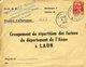 Enveloppe Groupement De Répartition Des Farines Aisne Hirson  Nochez-Bazin, Boulanger Landouzy - Non Classés