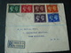 1940 BEAUTIFUL  LETTER  F.D.C WITH BEAUTIFULS POSTAGESTAMPS.HIGHT VALUE / LETTERA F.D.C  INGLESE DI VALORE - ....-1951 Pre Elizabeth II