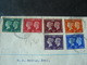 1940 BEAUTIFUL  LETTER  F.D.C WITH BEAUTIFULS POSTAGESTAMPS.HIGHT VALUE / LETTERA F.D.C  INGLESE DI VALORE - ....-1951 Pre Elizabeth II