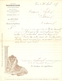 LETTRE MANUSCRITE 26 AVRIL 1875 GRANDS MAGASINS DU LOUVRE DIRECTEUR DES EXPÉDITIONS POUR ISSOIRE - LOGO LION - 1800 – 1899