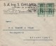 LETTERA 1938 CON 2X25 CENT. AUGUSTO - TIMBRO BERGAMO VISITATE MILANO (Z151 - Storia Postale