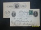 USA: 1891 & 1904 Postal Cards To Germany, Etc. (#YG1) - ...-1900