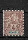 Moheli 1906, Navigation-Commerce, Lot 0f 4 Stamps, Scott # 1-4,VF Mint Hinged*OG (S-3) - Neufs