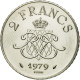 Monnaie, Monaco, Rainier III, 2 Francs, 1979, Paris, ESSAI, SPL+, Nickel - 1960-2001 New Francs