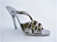 CHAUSSURE MINIATURE DE COLLECTION (18) PALAIS ROYAL METAL ARGENTE STRASS - Other & Unclassified