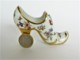 Delcampe - CHAUSSURE MINIATURE DE COLLECTION (23) PORCELAINE DE LIMOGES - Other & Unclassified