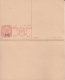 Hyderabad  8 Pies  Pair  Reply  SERVICE  Post Card  India  #  12140  D Inde Indien - Hyderabad