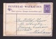 Indonesia: Stationery Folded Letter Cover, 1950 (discolouring, See Scan) - Indonesia