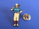 Pin's Base Ball Baseball New York - Joueur Batteur Vintage - Fab Corner (PS10) - Baseball