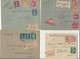 LOT DE 8 LETTRES RECOMMANDEES -AFFRANCHISSEMENTS COMPOSES SEMEUSE -TYPE PAIX- ANNEE 1923-39 - 1921-1960: Période Moderne