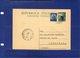 ##(ANT10)-1950-cart. Postale L.15 Filagrano C141 Usata Come Ricevuta Di Ritorno Atti Giudiziari Da Lendinara Per Città - 1946-60: Storia Postale