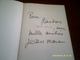 AUTOGRAPHE °° JEAN MARAIS  HISTOIRE DE MA VIE - Other & Unclassified