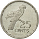 Monnaie, Seychelles, 25 Cents, 1982, British Royal Mint, SUP, Copper-nickel - Seychellen