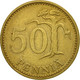 Monnaie, Finlande, 50 Penniä, 1972, TTB, Aluminum-Bronze, KM:48 - Finlande