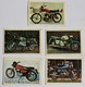 5 Stickers 1976 Moto Buffalo Bultaco Metralla IZH Jupiter Honda CB 550 Four BMW Album Motos Action Vanderhout - Motor Bikes