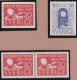 Sweden    .      Facit   .    390/392  +  BB  ( 2 Scans )       .       **   .    MNH    .   /   .  Postfris - Ongebruikt