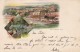 Ventnor IoW England UK, Seaside View And Old Church Artist Image, C1900s Vintage Postcard - Ventnor