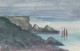 Artist Image 'Handmade' Seaside View Devonshire, Mailed From Torquay, C1930s Vintage Postcard - Other & Unclassified