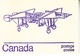 CANADA BOOKLET  AEROPLANE  ** 2 Scans - Full Booklets