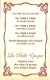 Carte De Visite - La Belle Epoque - Brasserie, Moulerie, Crêpes, Glaces - Brouage (17) - [restaurant] - Cartoncini Da Visita