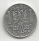 Albania Italiana, 1939a, 0,20 Lek, Vittorio Emanuele. ANTIMAGNETICA. - Albania