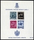 ROMANIA 1939 King Carol Centenary,Royalty,Sigmaringen,Peles,Horse,Romania,3 Blocks ,MNH ,OG VF IMPERFORATED - Nuovi