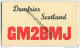 QSL - QTH - Funkkarte - GM2BMJ - Great Britain - Dumfries - 1958 - Amateurfunk