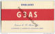 QSL - QTH - Funkkarte - G3AS - Great Britain - Dorchester - 1956 - Radio Amatoriale